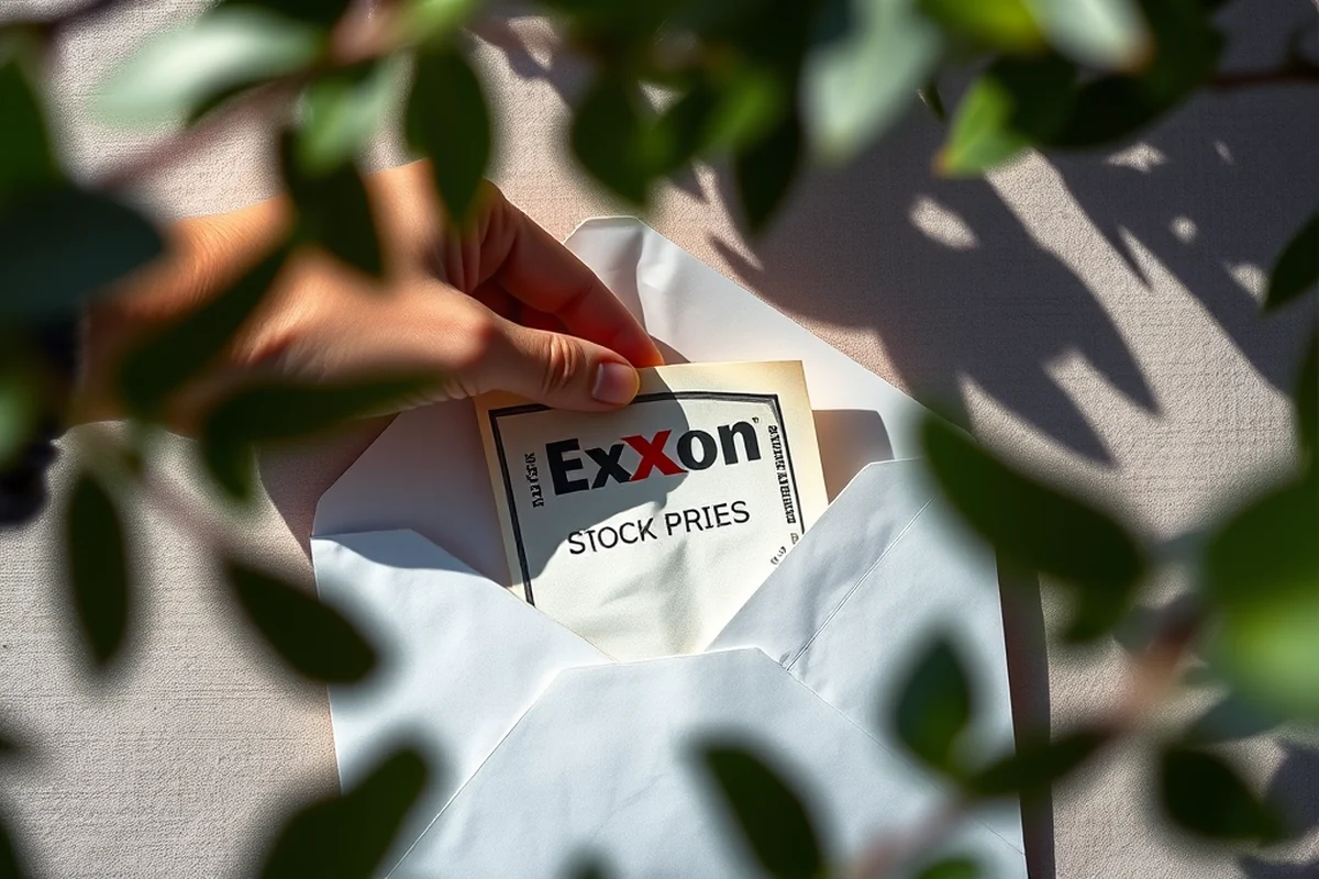 exxon stock price — Exxon Stock Price (step by step)